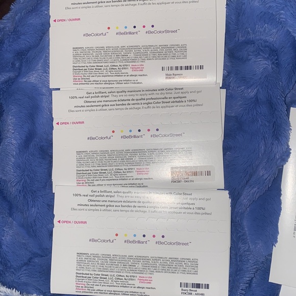 Colorstreet bundle Berry Sweet, Cherry Picked,Main Squeeze - Picture 2 of 2